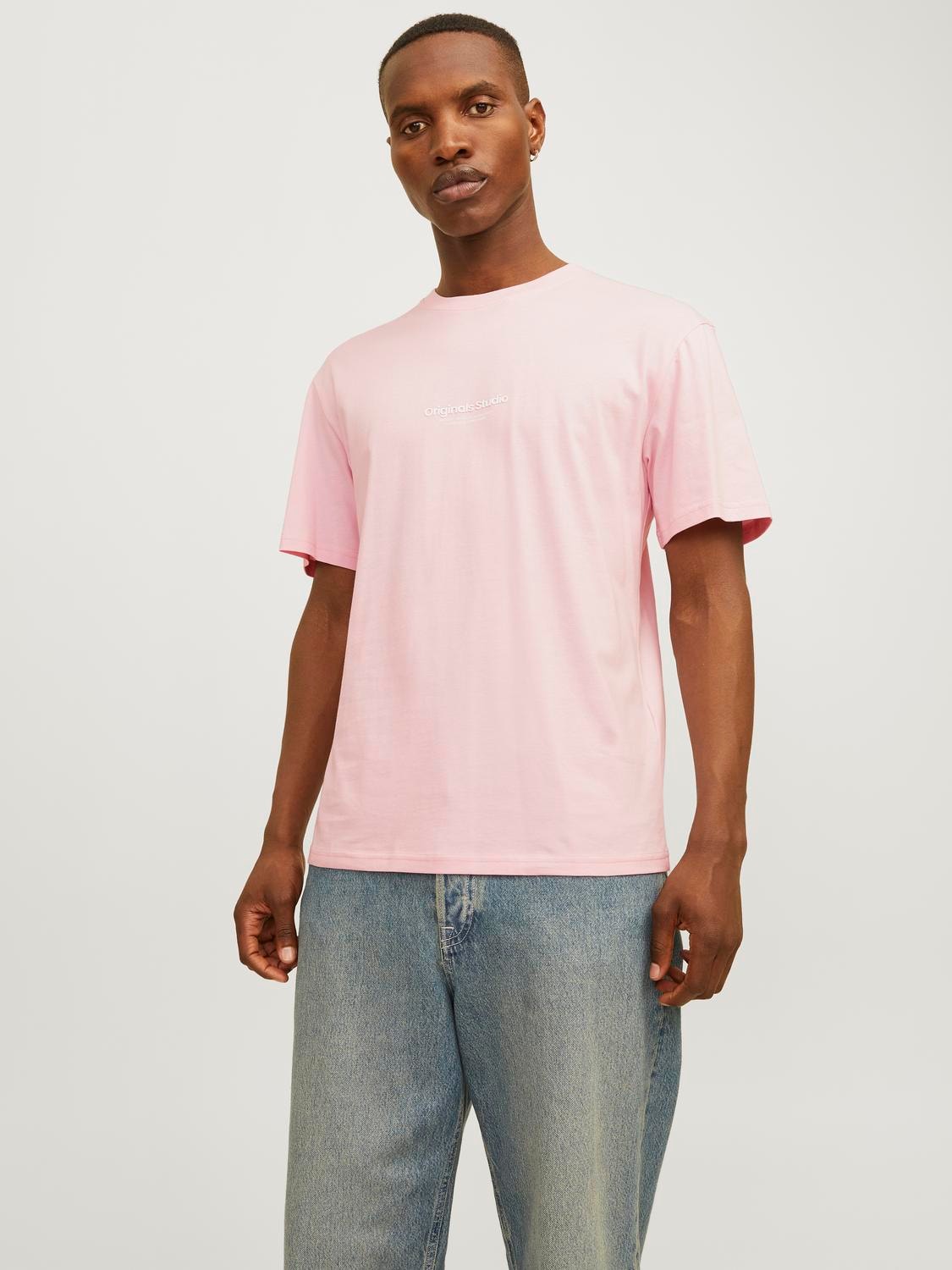 JACK & JONES T-SHIRT ORIGINALS STUDIO - Col. Rosa