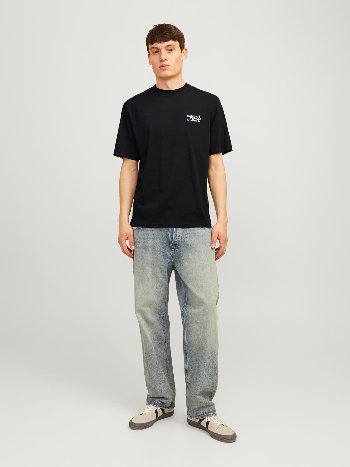 JACK & JONES T-SHIRT LOCAL CONNECTIONS - Col. nero