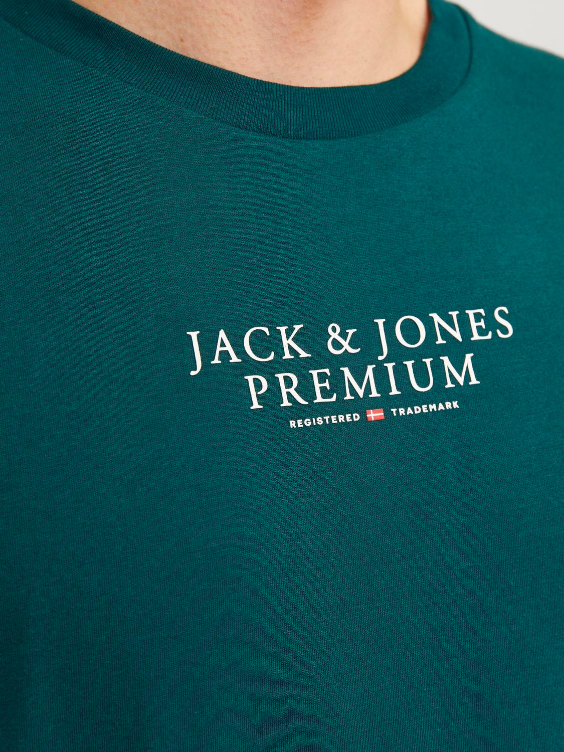 JACK & JONES T-SHIRT ORIGINALS PREMIUM - Col. Verde