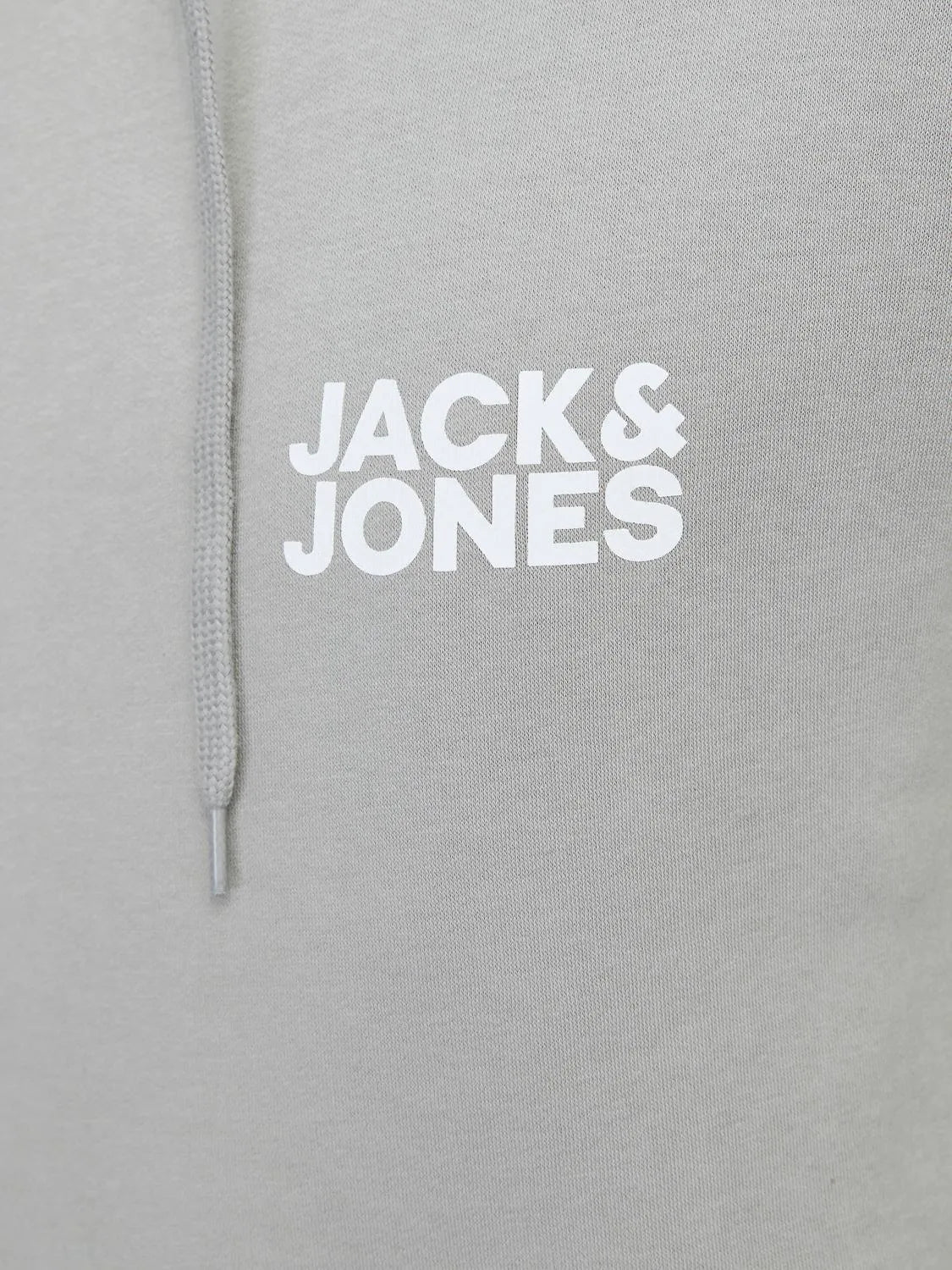 JACK & JONES FELPA CON CAPPUCCIO "LOGO"  - Col. Grigio