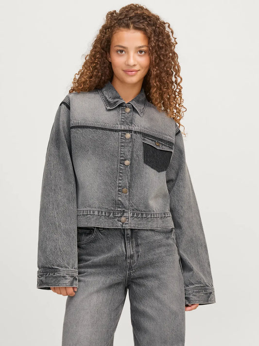 JJXX Giacca Denim Regular "JXFIONA" - col. grigio