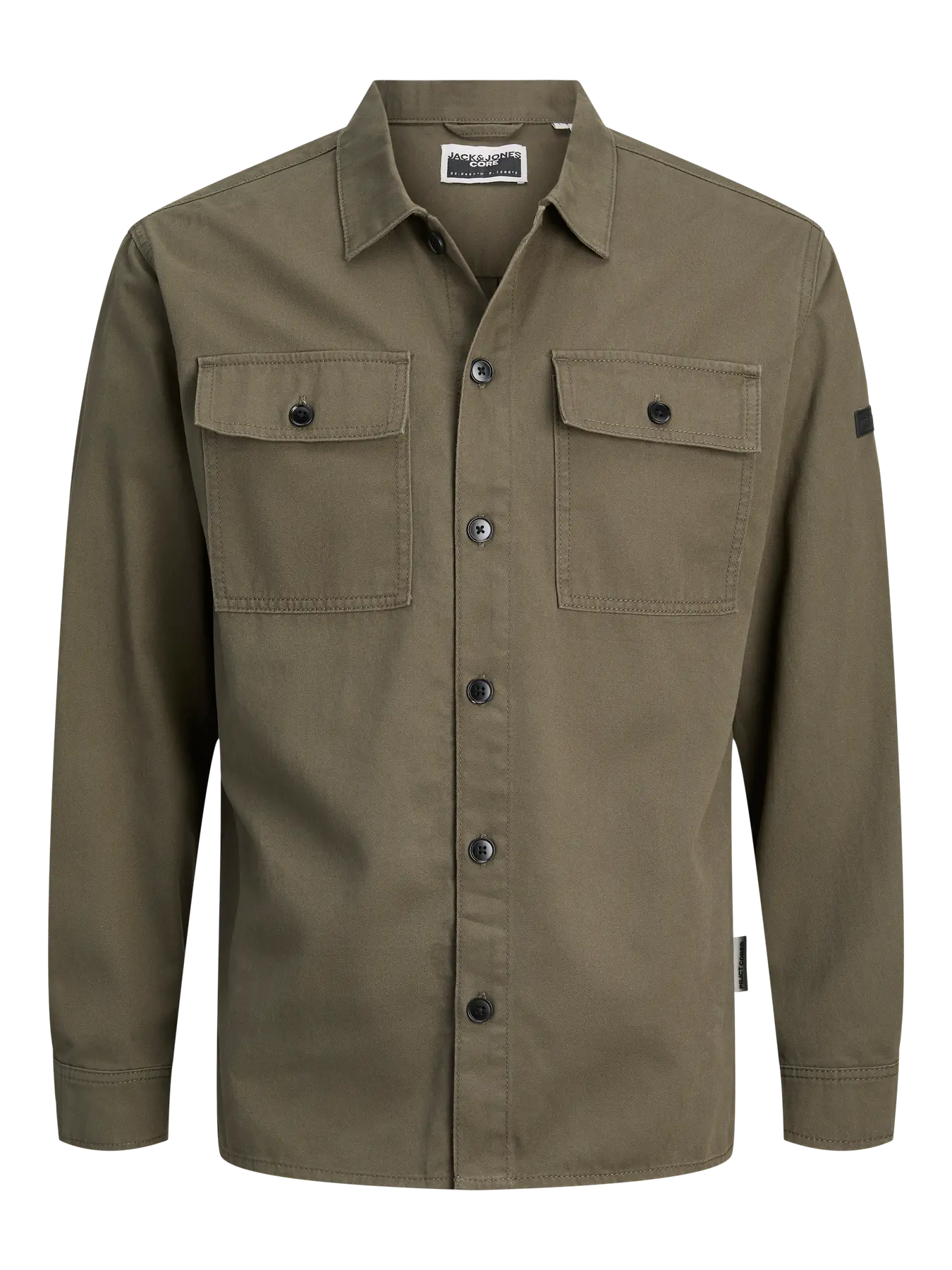 Giubbotto Con Collo A Camicia in Verde Militare: Giacche e Giubbotti Di Giubbotto Con Collo A Camicia in Verde Militare: Giacche e Giubbotti Di