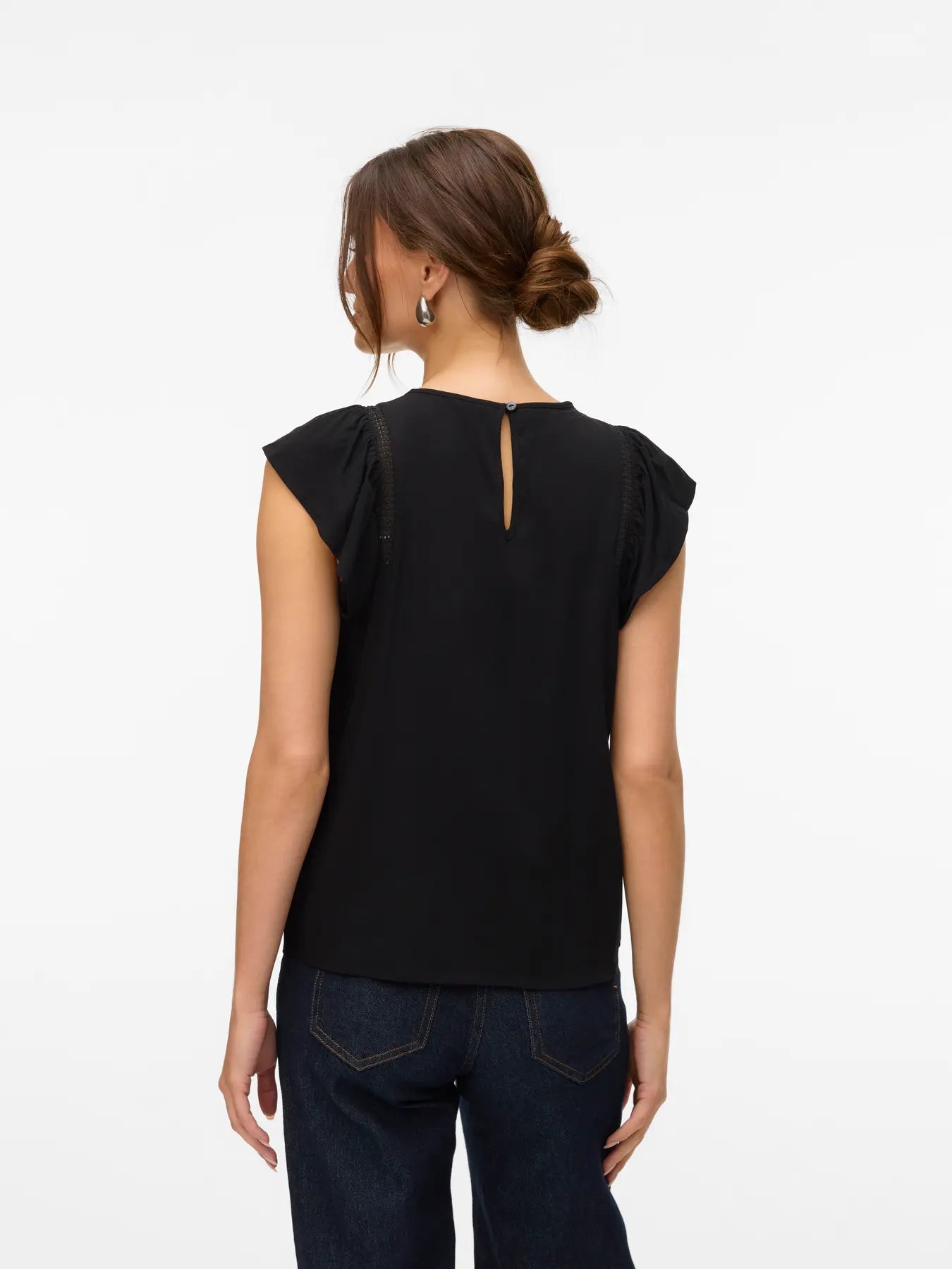 VERO MODA Camicia da donna 'VMBella' in Nero