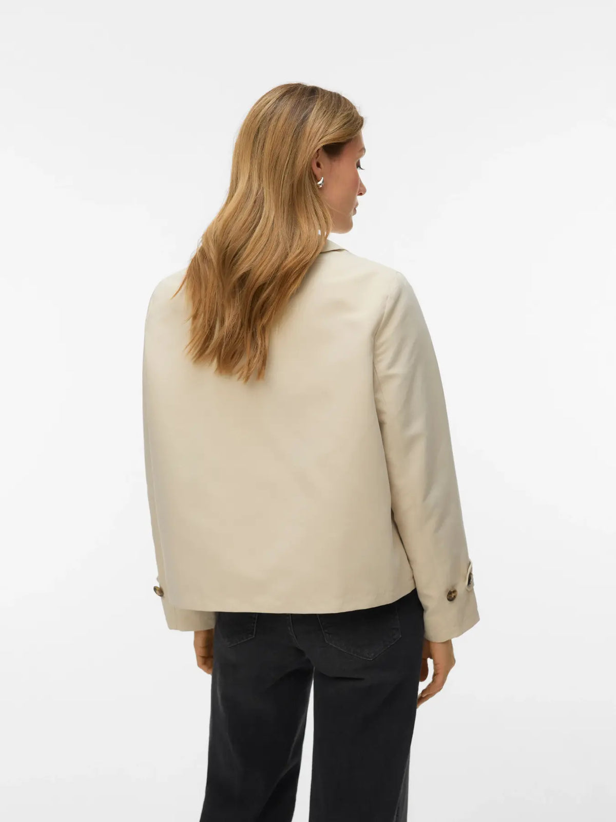 Vero Moda - VMCHLOEMIA Trench corto - bianco panna
