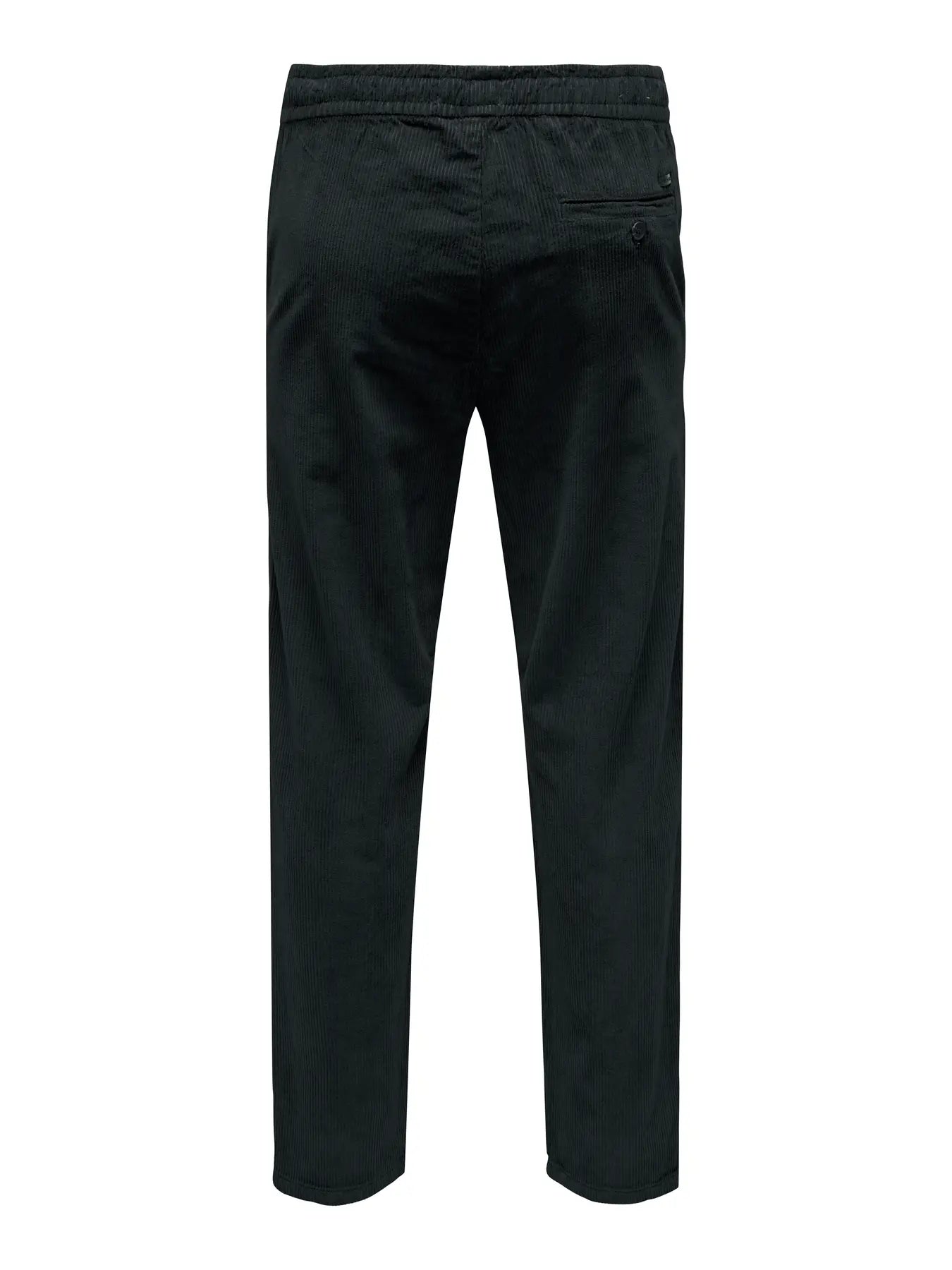 ONLY & SONS PANTALONE IN VELLUTO A COSTE  Col. Nero