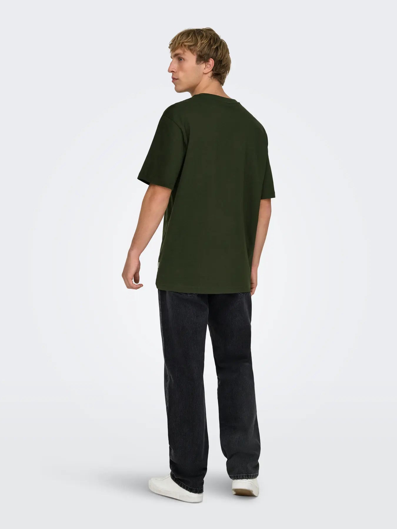 ONLY & SONS ESGE STRAIGHT JEANS - Col. nero