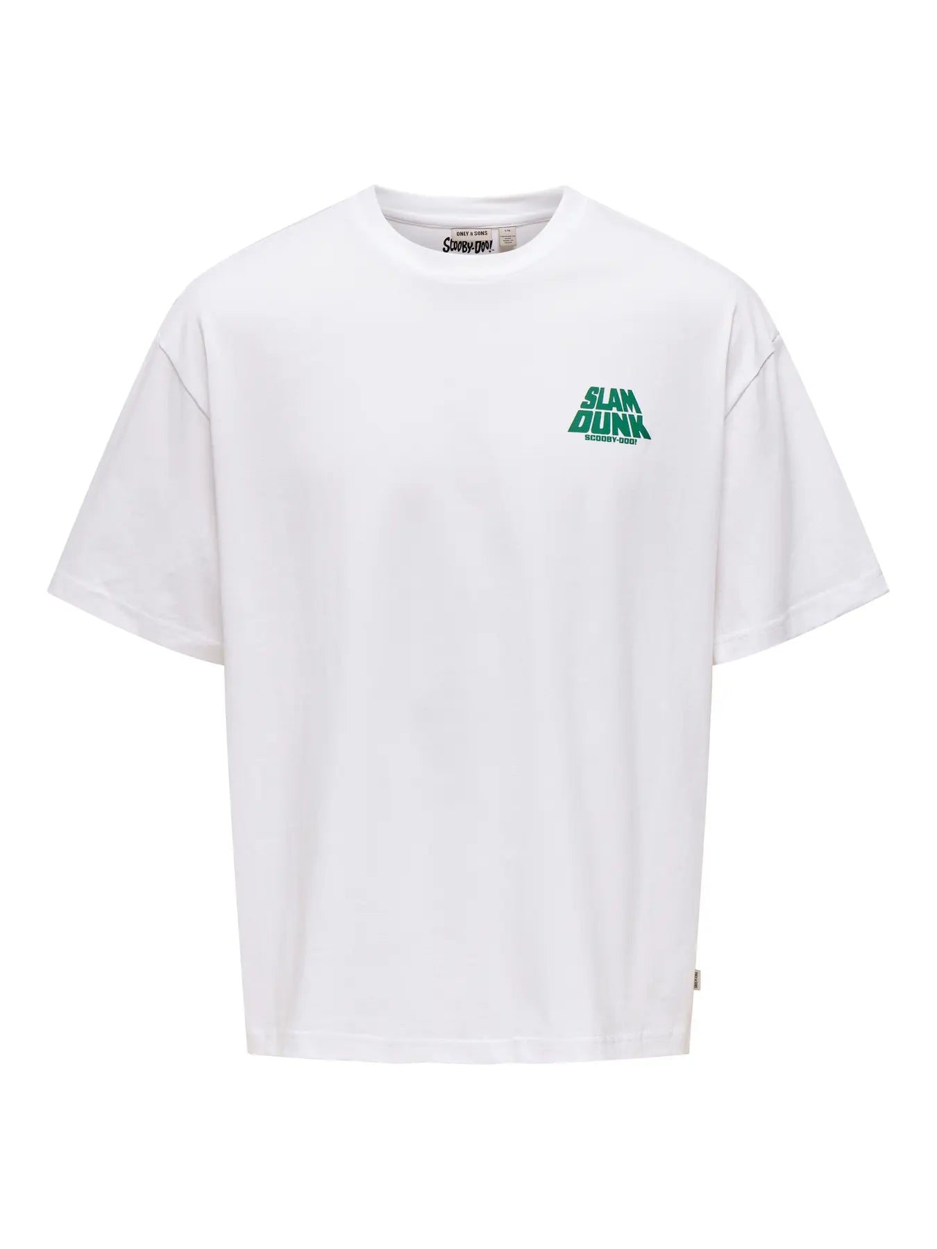 ONLY & SONS T-SHIRT SLAM DUNK - Col. bianco