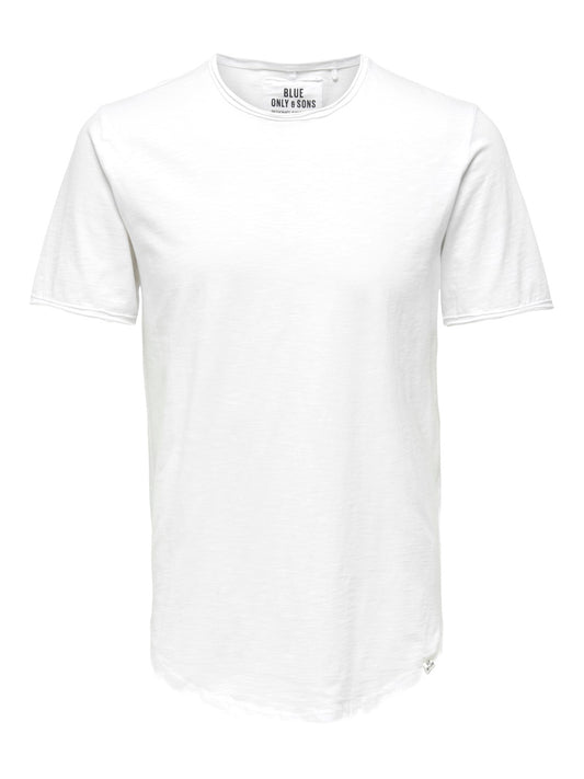 ONLY & SONS T-SHIRT BASIC  - Col. bianco