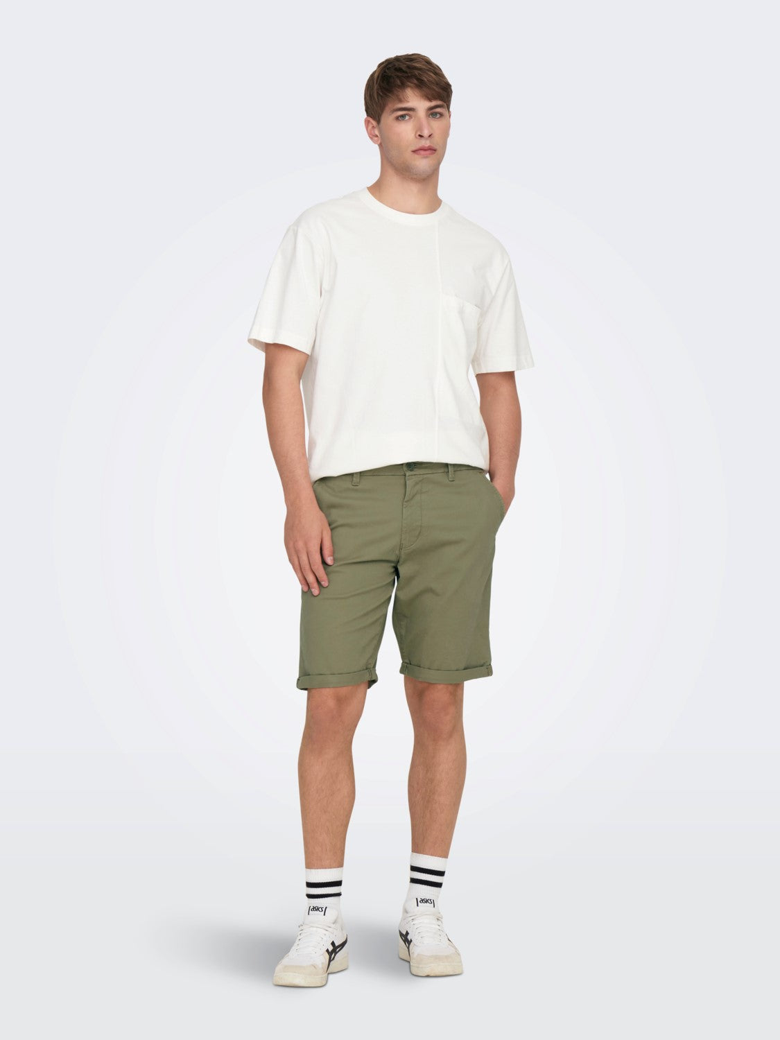 ONLY & SONS PANTALONCINI CHINO - Mermaid