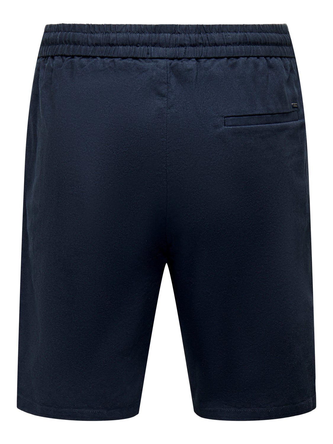 ONLY & SONS PANTALONCINI IN LINO COTONE - Dark Navy