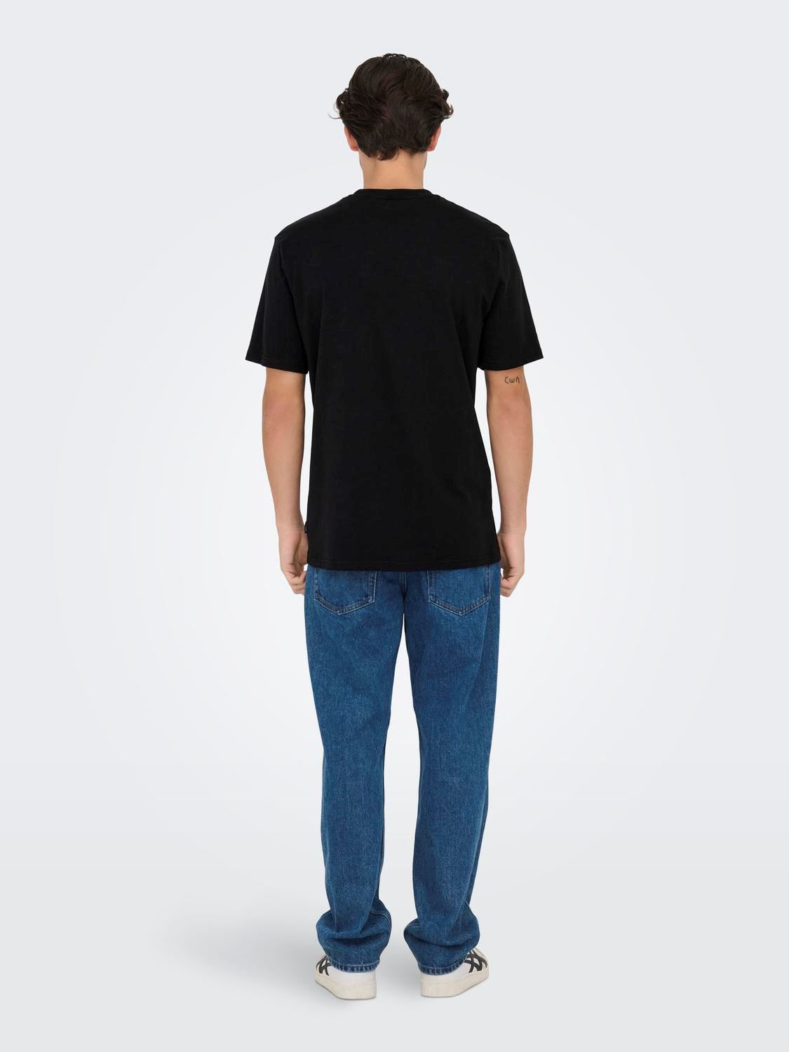 ONLY & SONS T-SHIRT 3D - col. nero