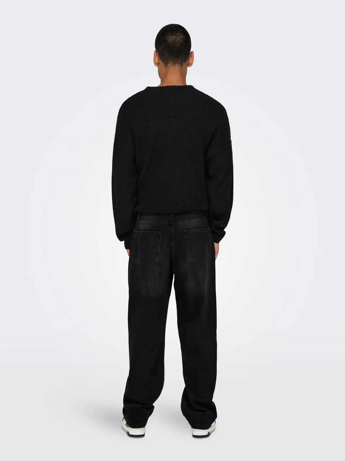 ONLY & SONS BAGGY JEANS - Col. nero