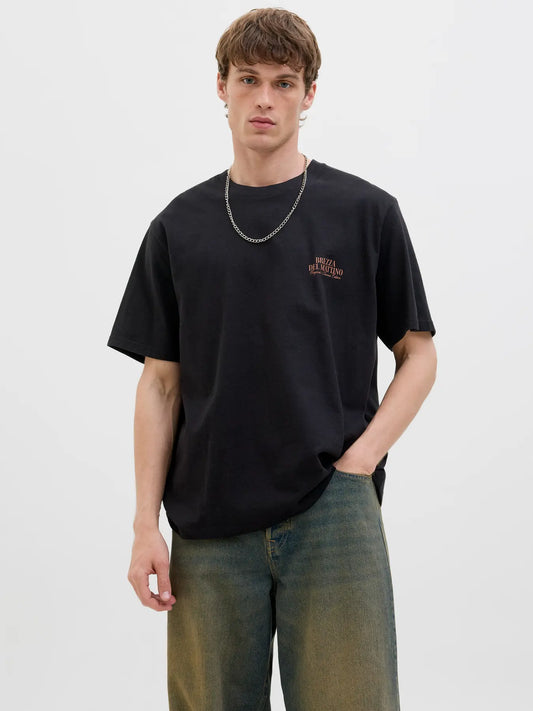 JACK & JONES T-SHIRT BREZZA DEL MATTINO - Col. Nero