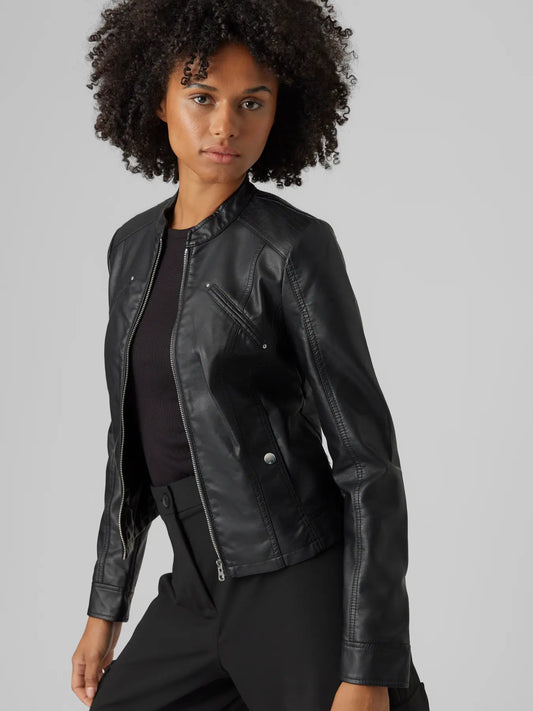 Vero Moda VMFAVODONA - Giacca in similpelle