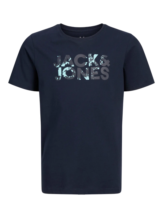 JACK & JONES JUNIOR T-SHIRT SPLASH - Col. Blu