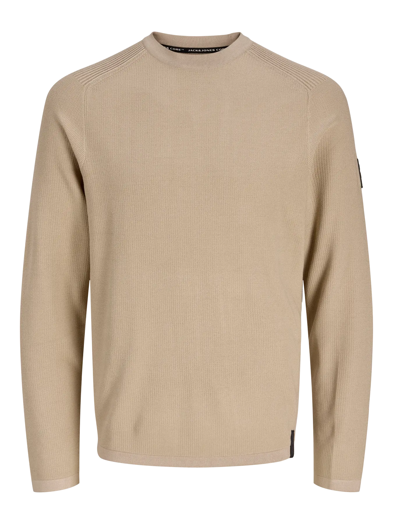 JACK & JONES MAGLIONCINO BEDGE "JCOFUSION" - Col. beige
