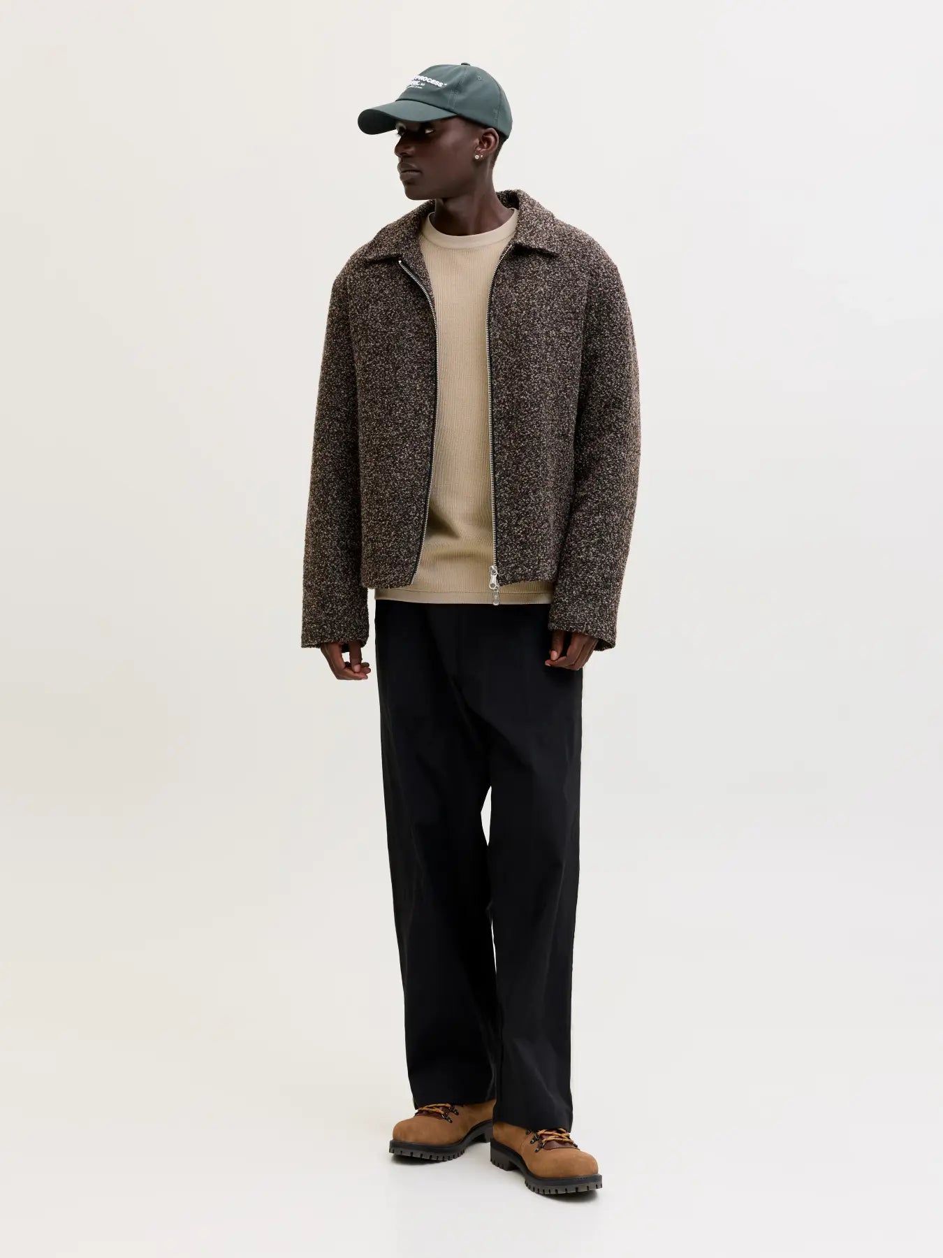 JACK & JONES MAGLIONCINO BEDGE "JCOFUSION" - Col. beige