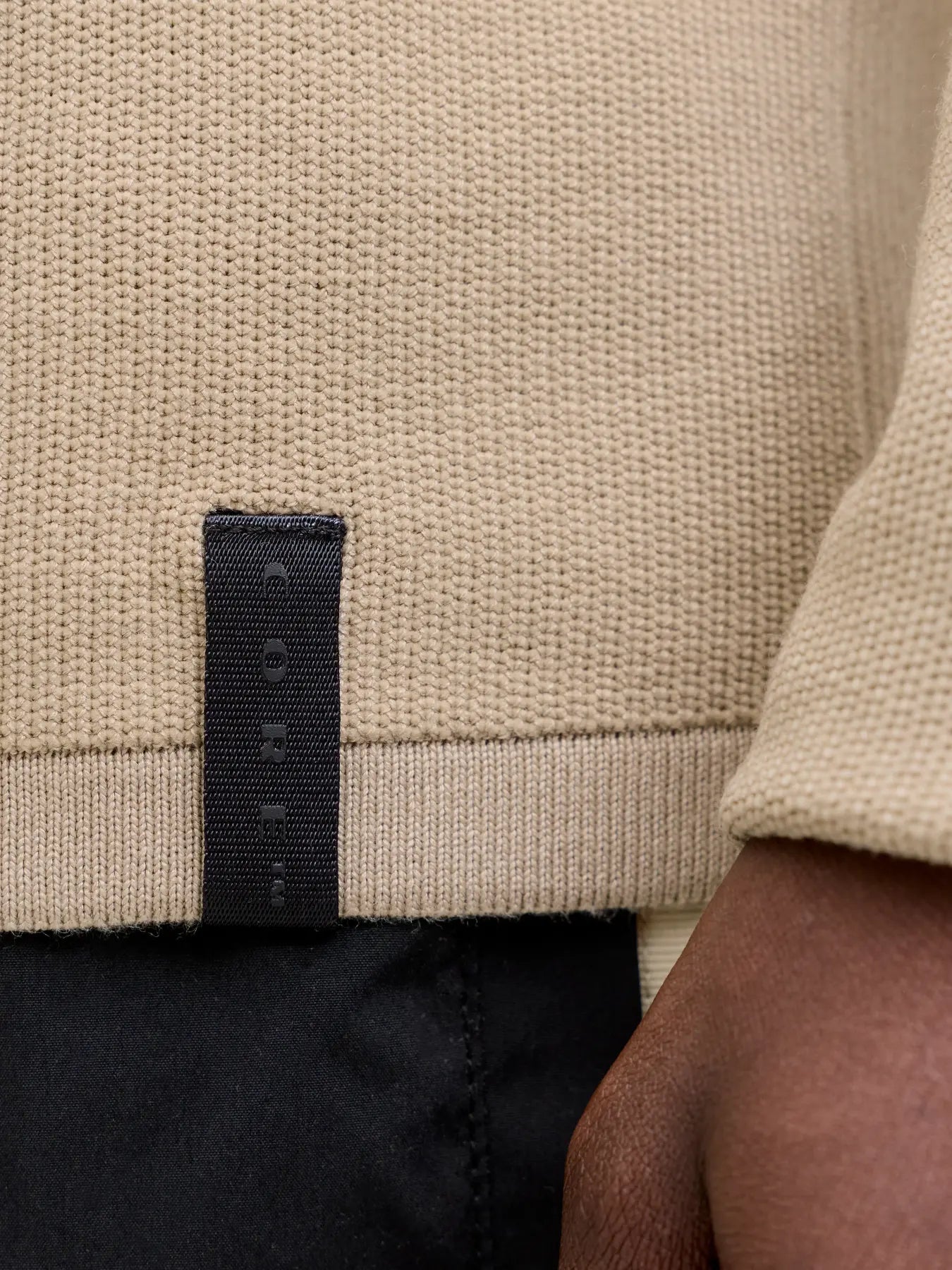 JACK & JONES MAGLIONCINO BEDGE "JCOFUSION" - Col. beige