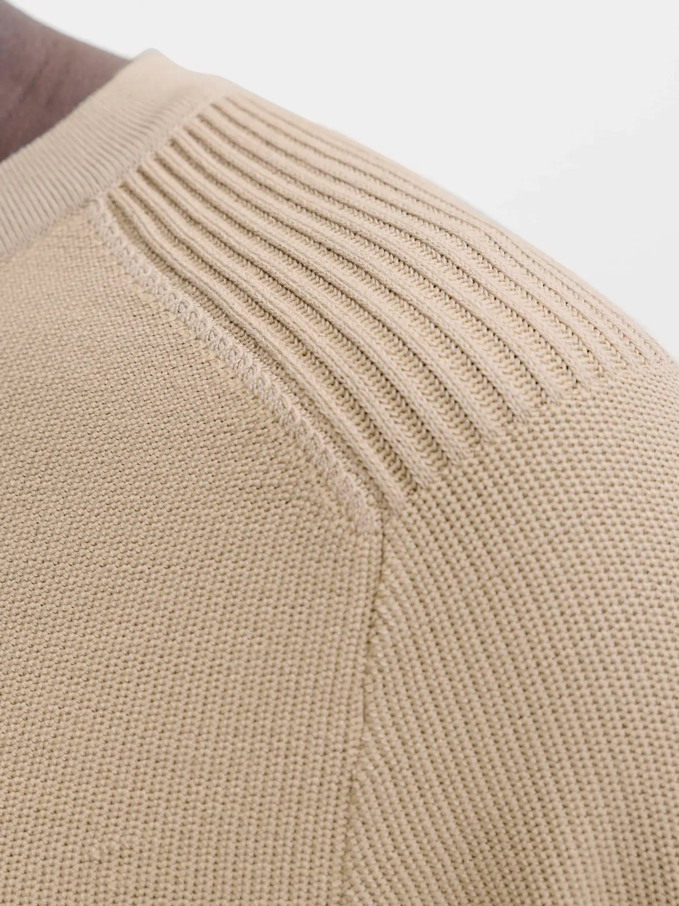 JACK & JONES MAGLIONCINO BEDGE "JCOFUSION" - Col. beige