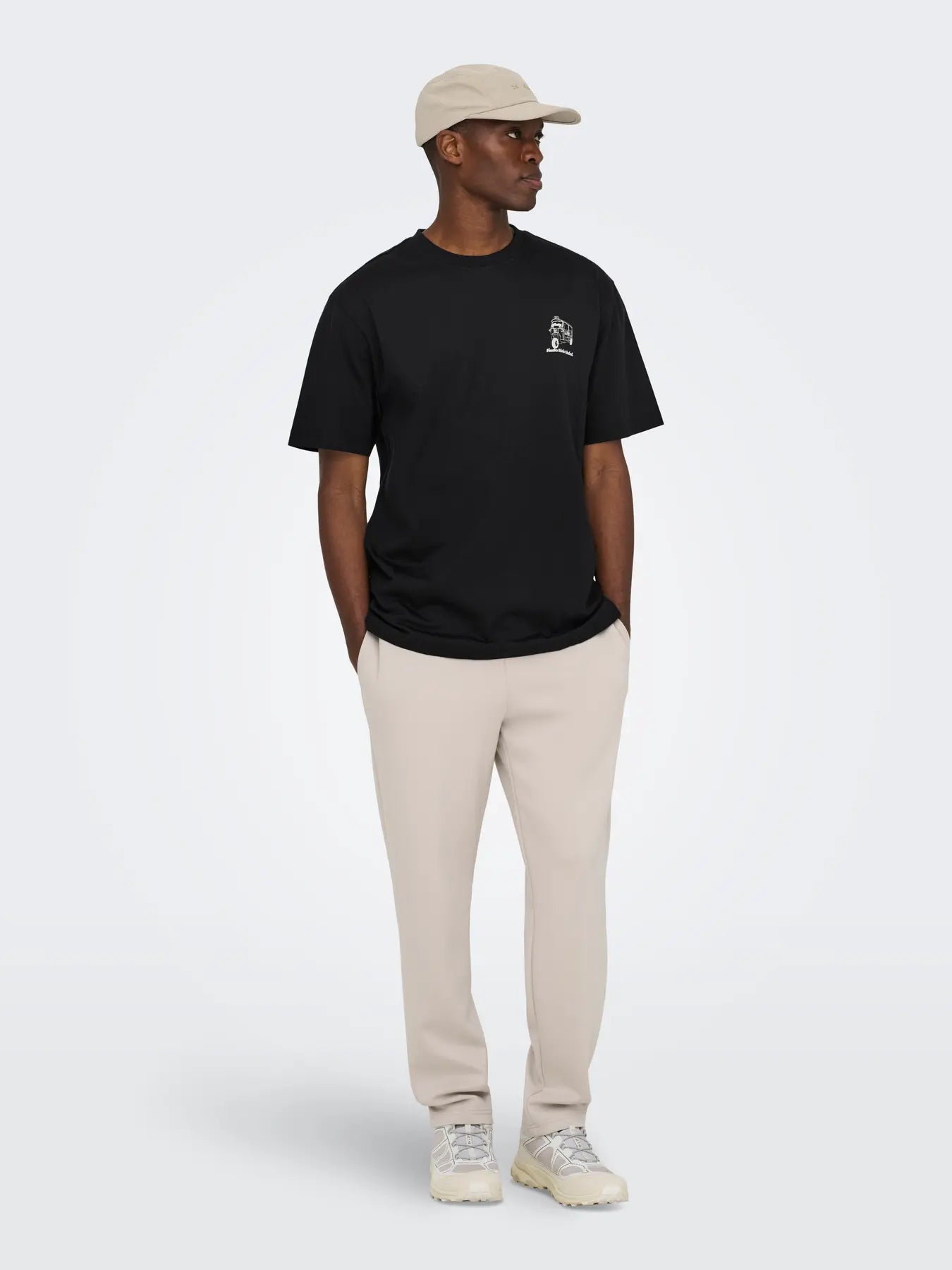 ONLY & SONS T-SHIRT FIESTA RIDE - Col. nero