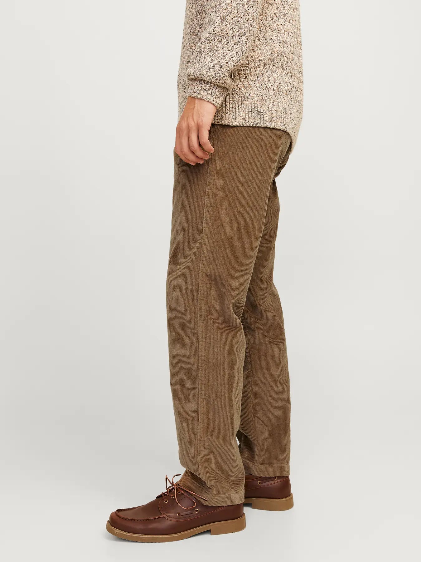 JACK & SONS PANTALONE IN VELLUTO A COSTE  Col. Marrone