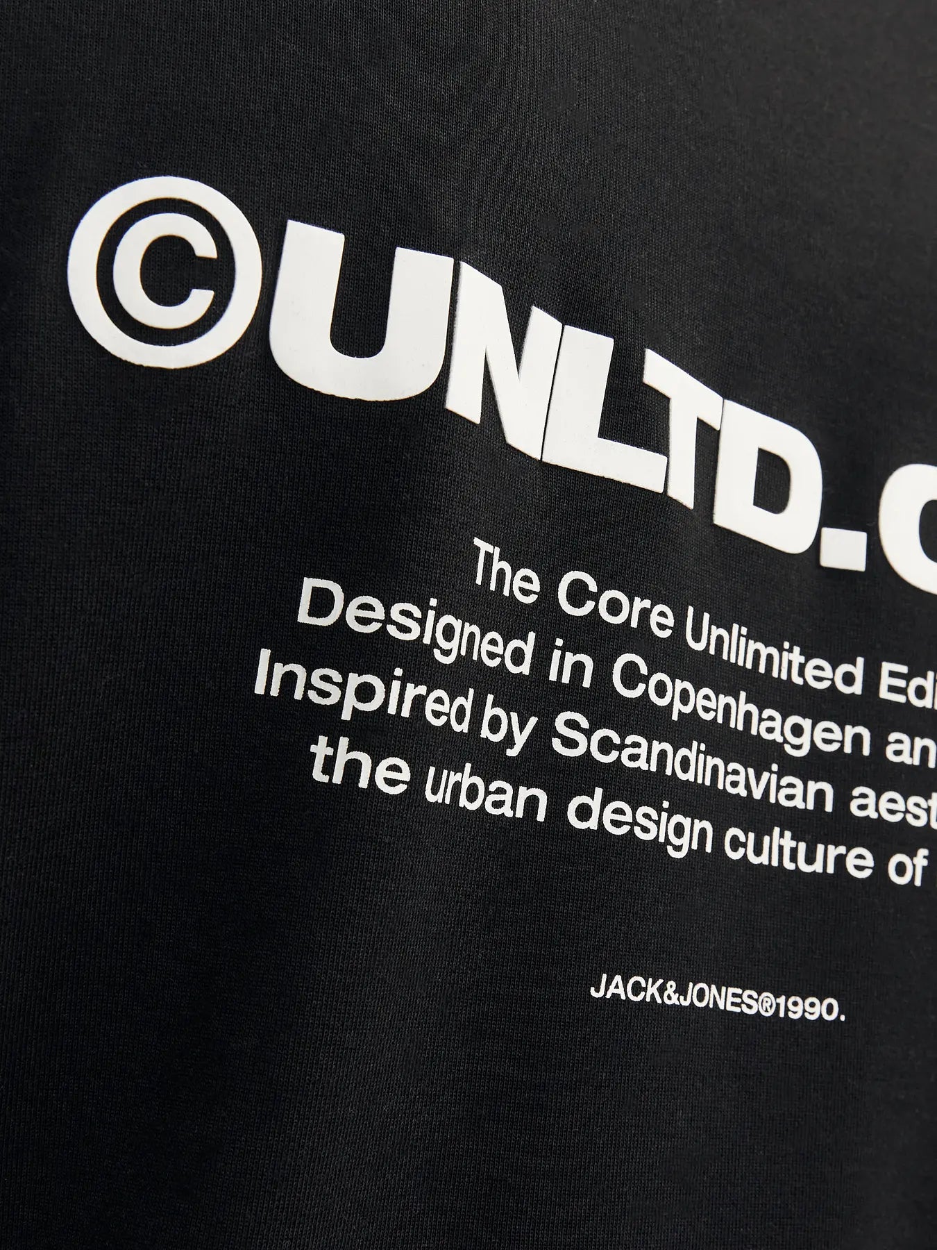 JACK & JONES T-SHIRT UNLTD CORE - Col. Nero