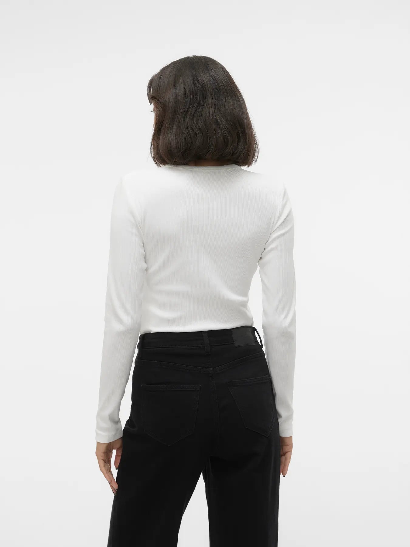Vero Moda MCHLOE - Maglietta a manica lunga - col.bianco