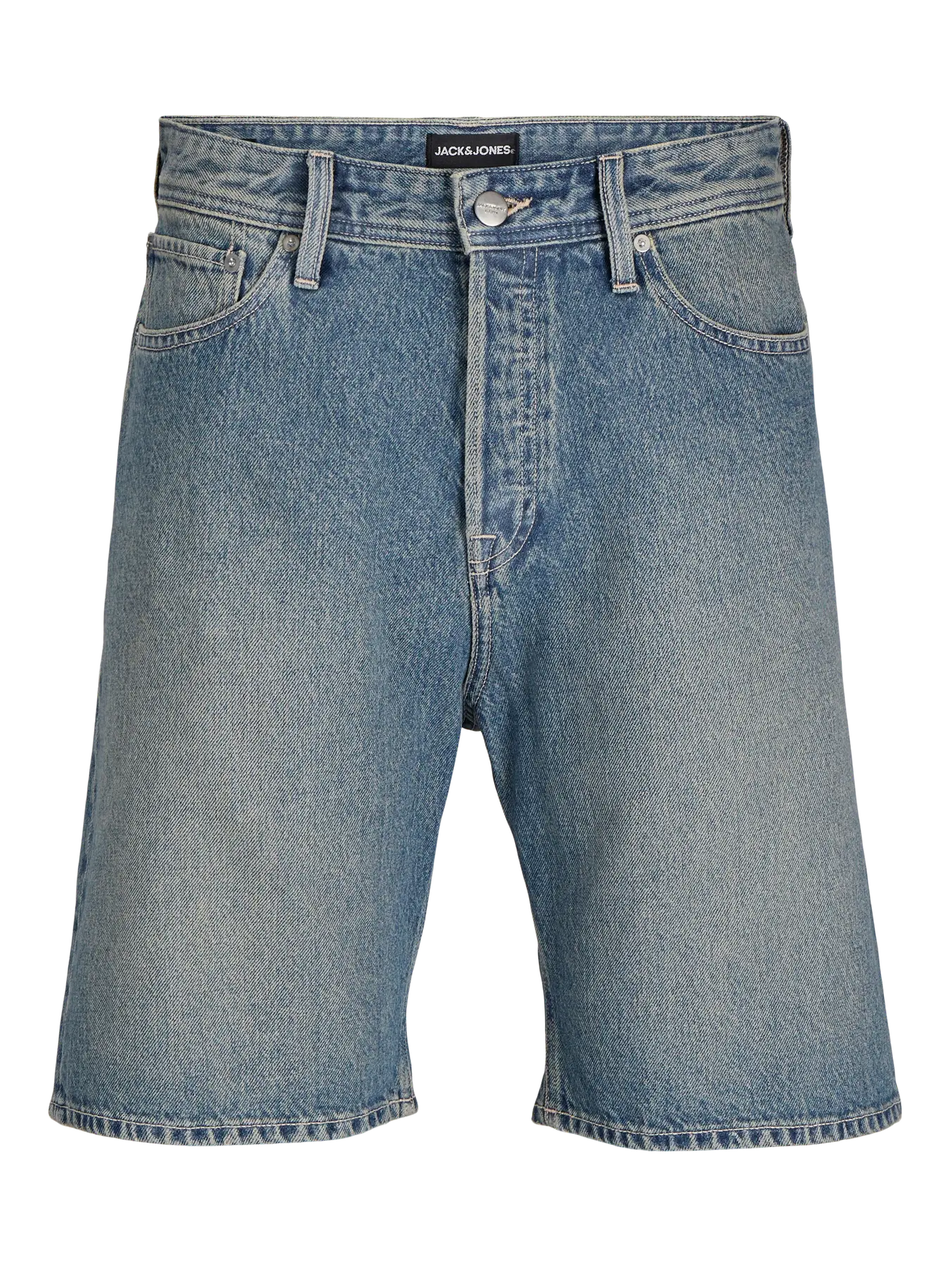 JACK & JONES SHORTS IN JEANS BAGGY "JJIALEX" - Blue Denim