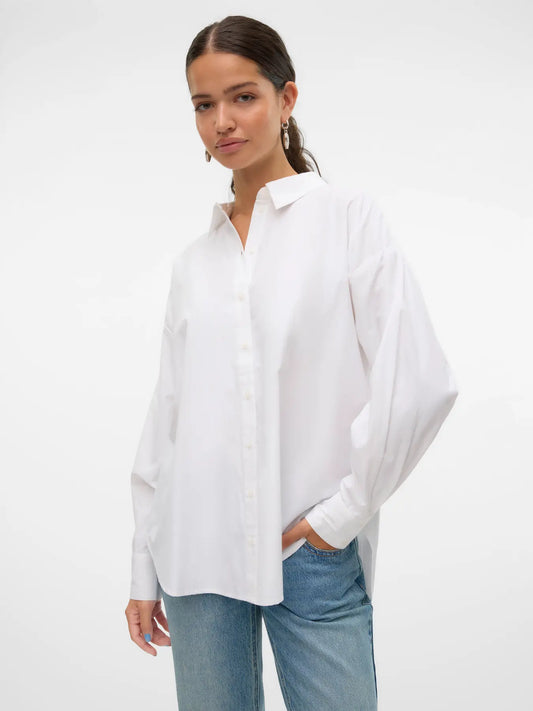VERO MODA Camicia da donna 'VMFanni' - col. Bianco