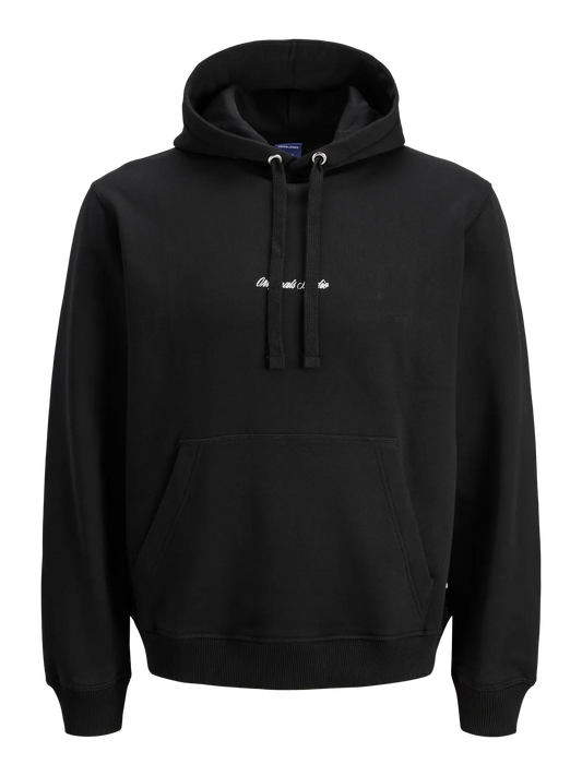 JACK & JONES FELPA CON CAPPUCCIO "JORNORREBRO" - Nero