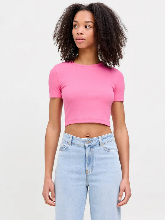 JJXX FLORIE T-shirt basic - col. rosa