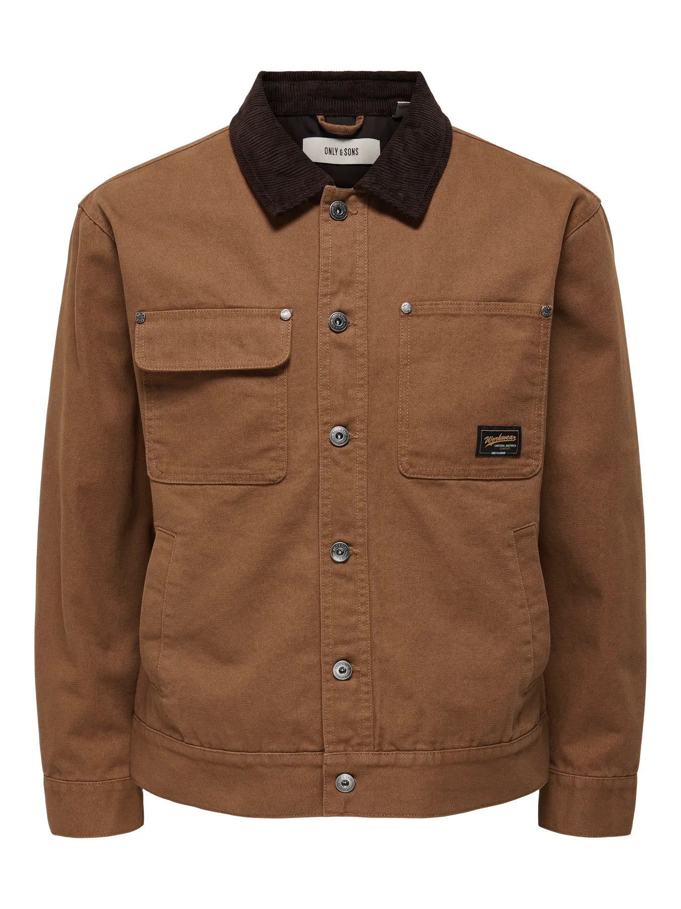 ONLY & SONS GIACCA WORKWEAR "ONSTIMBER" - Marrone