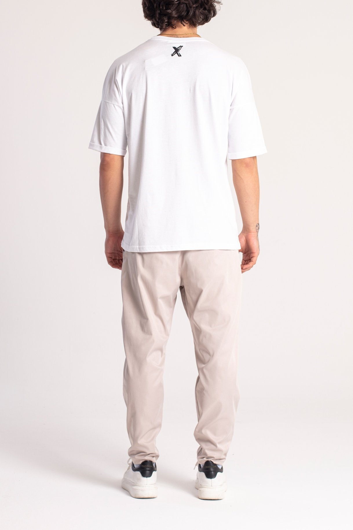 T-SHIRT OVERSIZE - GET THE HARMONY - COLORE BIANCO