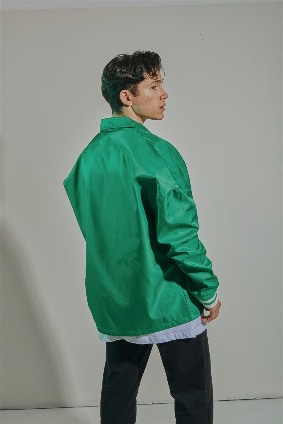 GIACCA OVERSIZE J COLLECTION COLORE VERDE