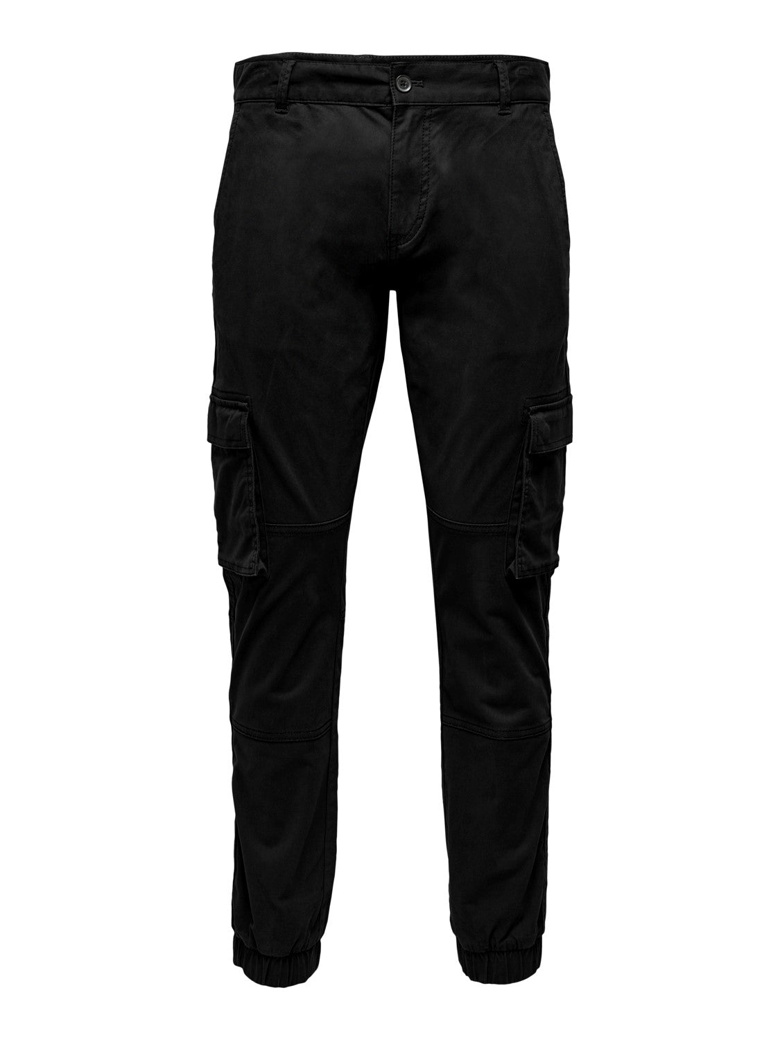 PANTALONE CARGO CON TASCHE LATERALI Col. nero