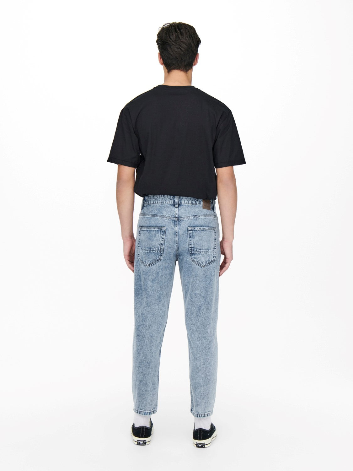 ONLY AND SONS CROPPED BLU LIGHT JEANS