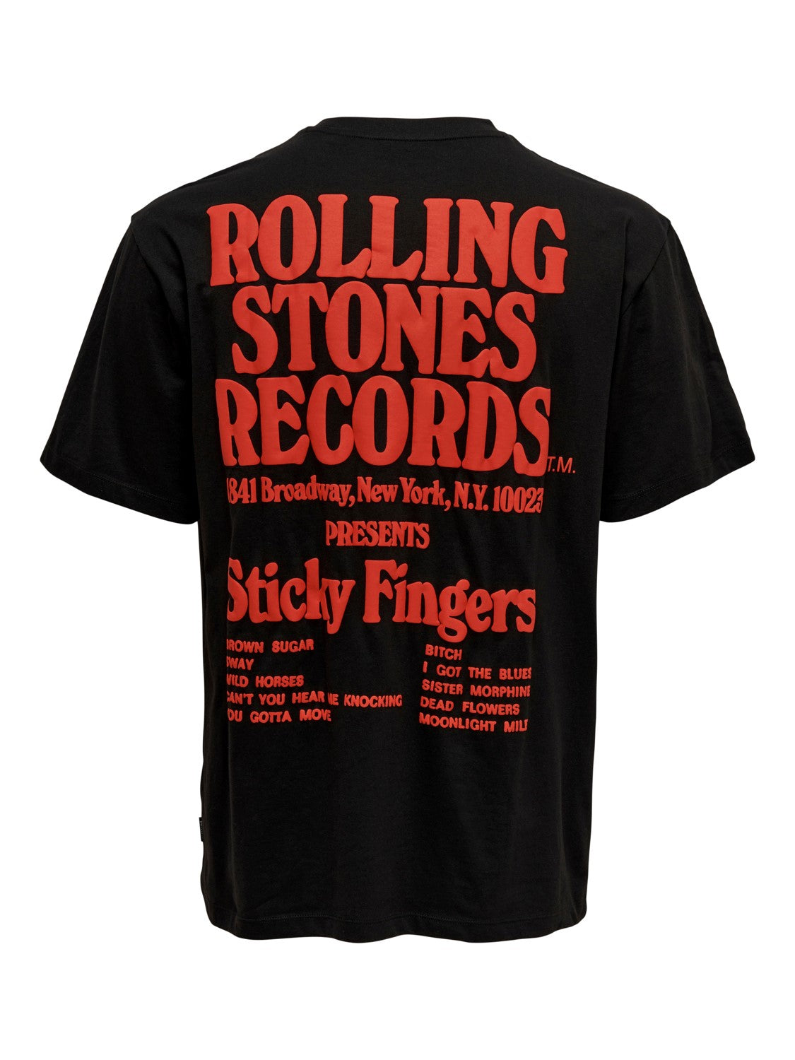 T-SHIRT RELAXED "ROLLING STONES" - Col. nero