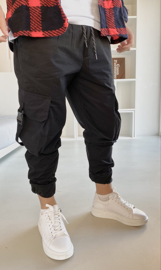 PANTALONI JOGGER UOMO COLORE NERO